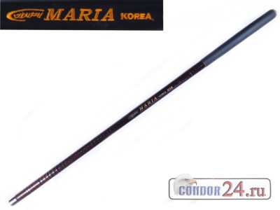 Удочка без колец, карбон, 4,5 м МАRIA ( Корея )